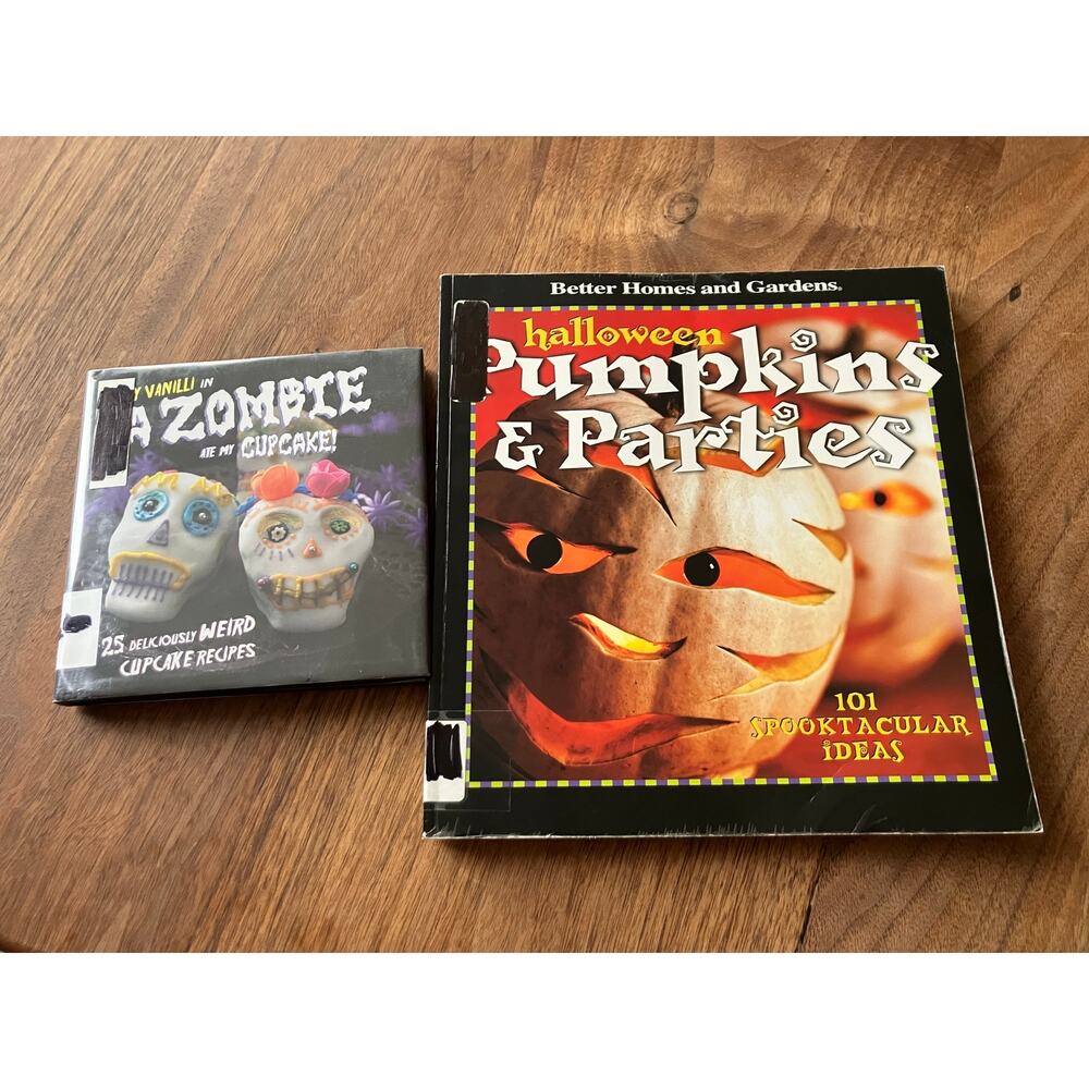 Halloween Decor Baking Book‎ Lot Zombie Pumpkins Parties Better Homes Zombie